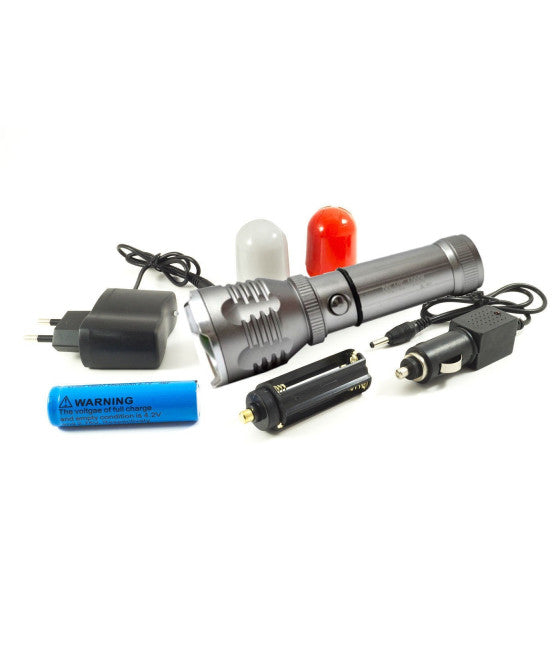 Antorcha portátil LED LED LED COB + 2 LED MOPOR DE DOBLE ACTUALDA 30 CM