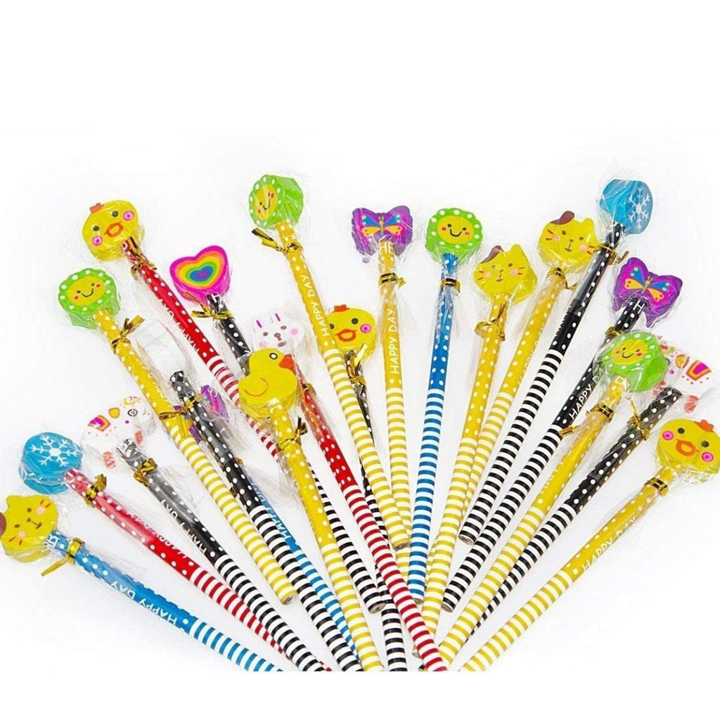 Lápices lápiz con animales de goma flores de caramelo gadget favores regalos festivos