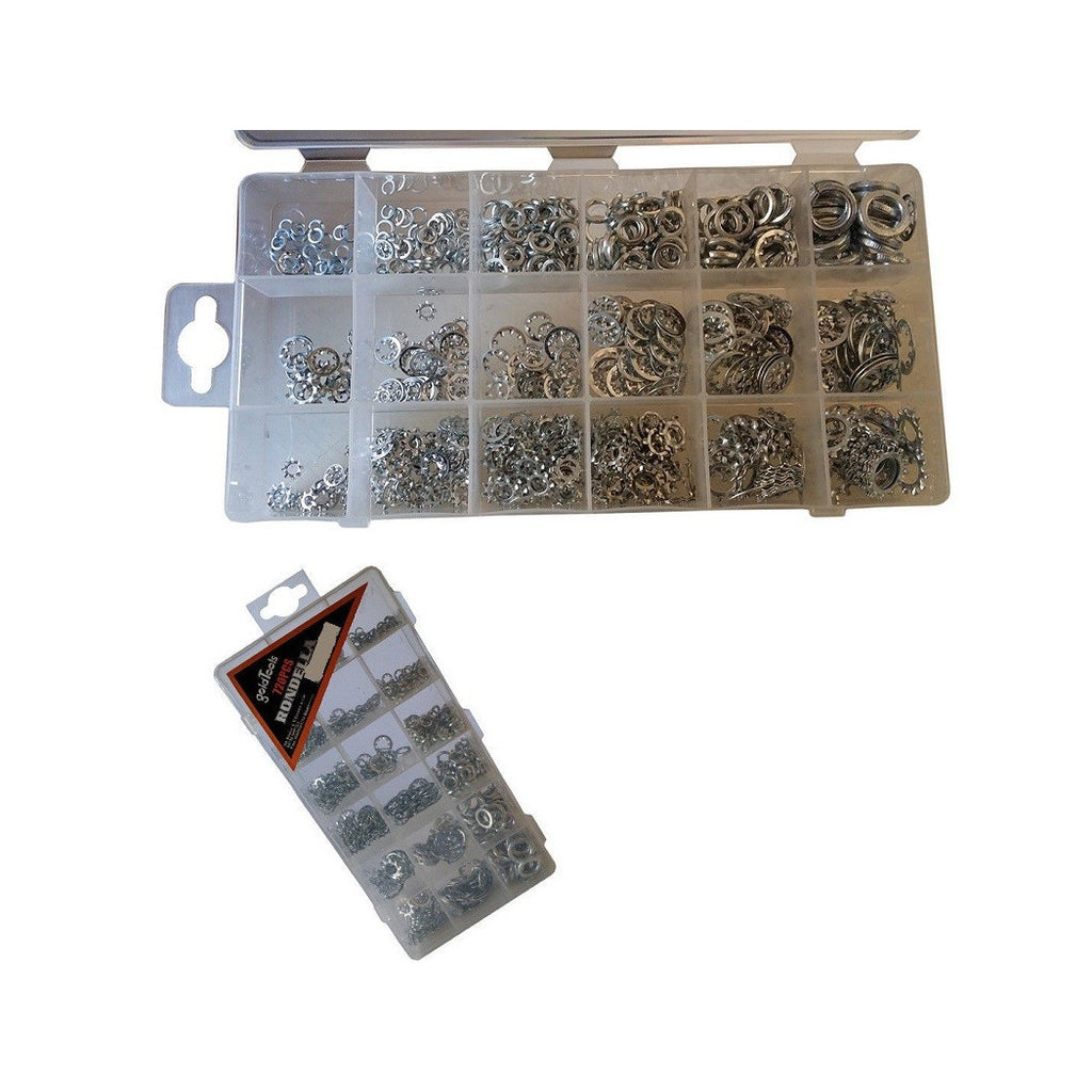 Lavadoras Kit de bloqueo 720 PCS Varios medidas de acero espaciadores planos