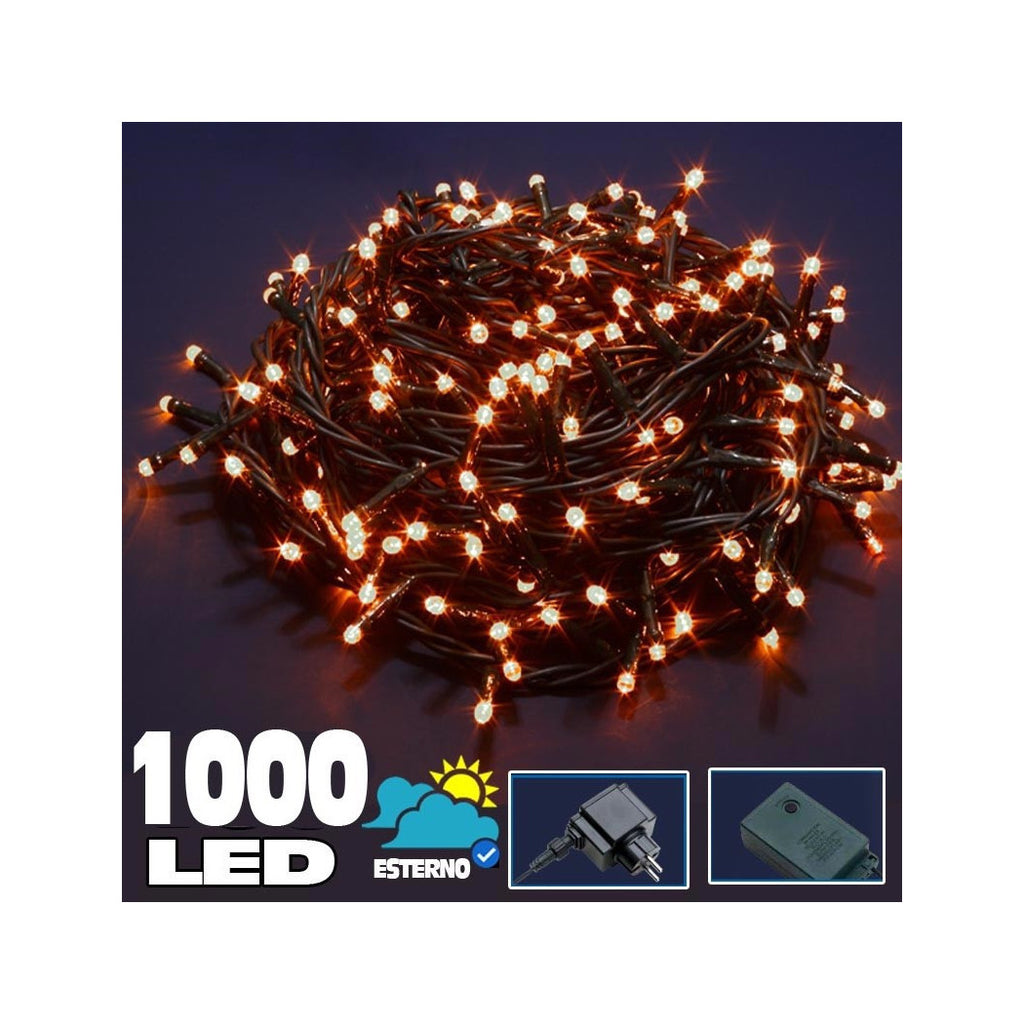 Light chain 1000 LED lights Christmas tree warm white wombs external 24V