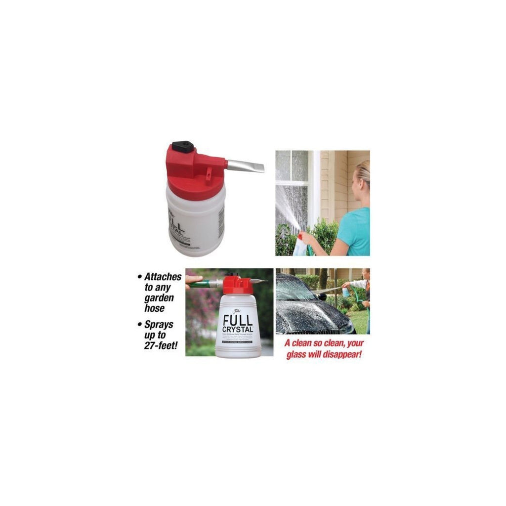 Limpieza de la bomba de cristal de la bomba de la bomba Limpie las ventanas de cristal más llena