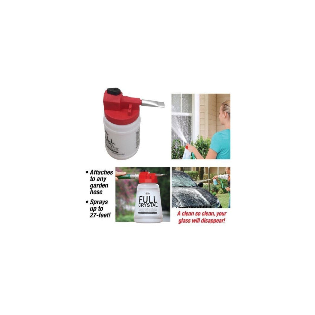 Limpieza de la bomba de cristal de la bomba de la bomba Limpie las ventanas de cristal más llena