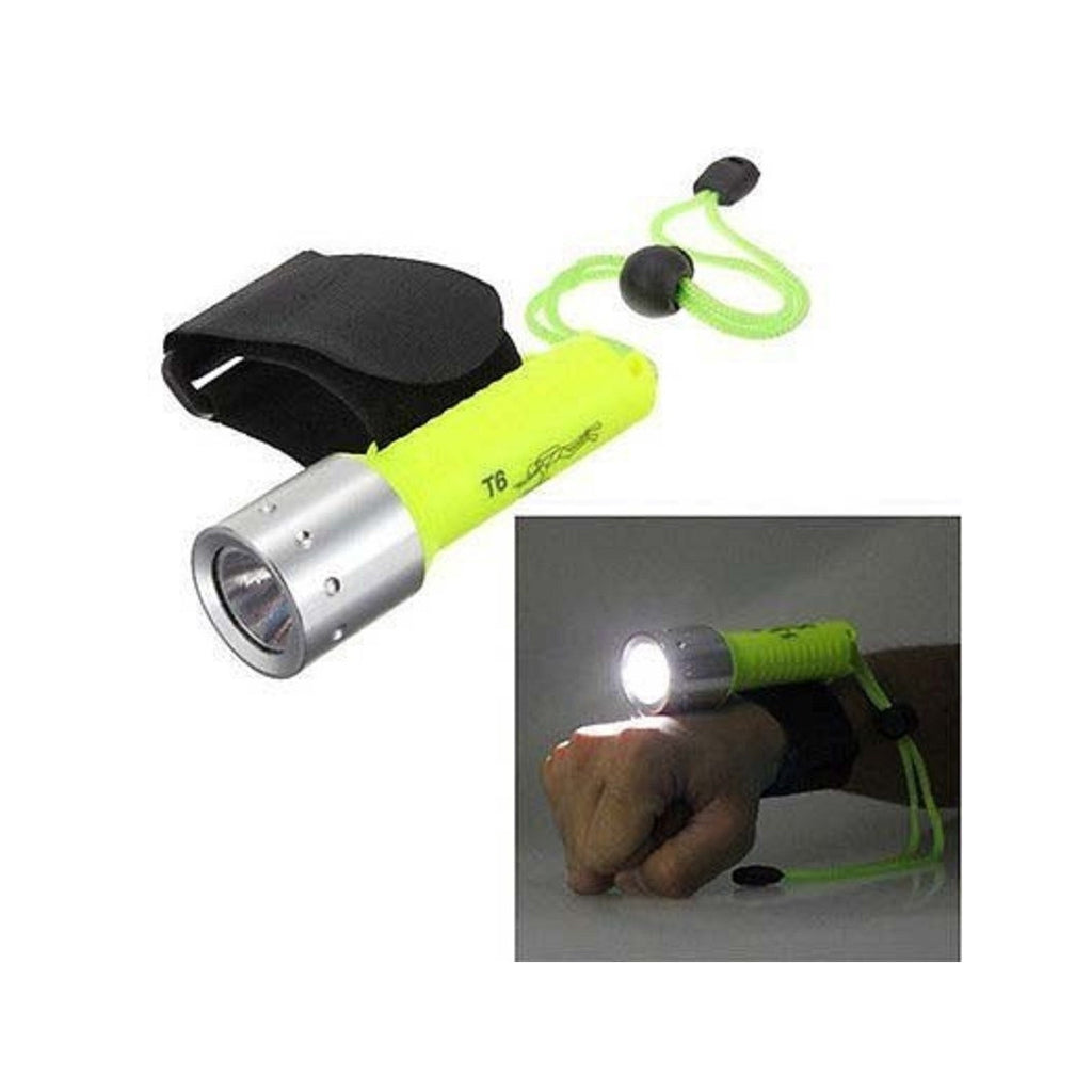 Linterna LED subacuática resistente al agua, 200-800 lúmenes, CREE SUB LIGHT