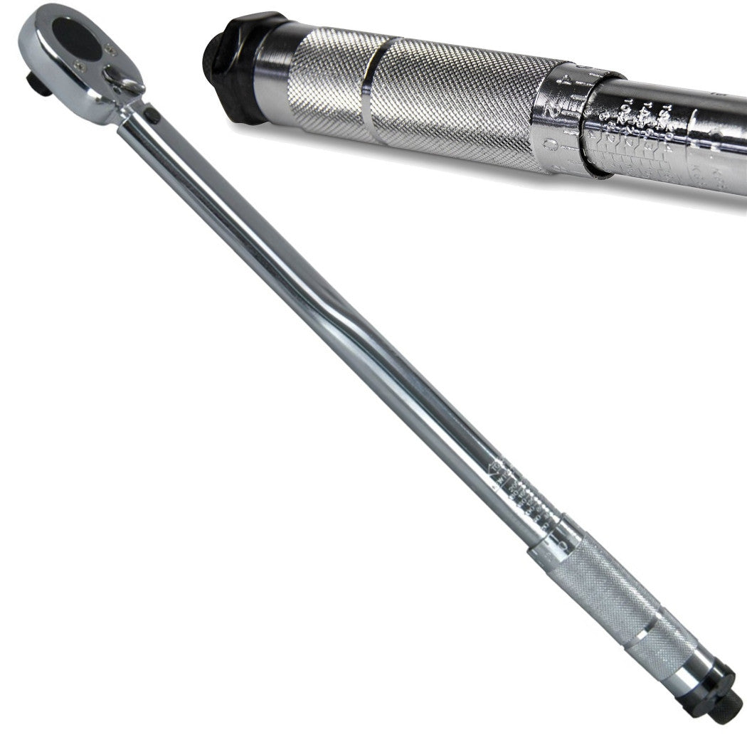 Llave de torsión Ratchet reversible 3/8 "8 - 105 NM Vanadio Chrome