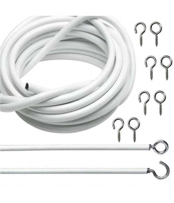 Cierre de diseño moderno de 2 anillos de anillos. 16.5x9.5CM Firme recoger cortinas