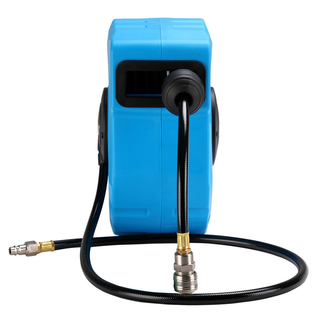 Manguera de aire comprimido con tubo 15 MT Conexión 1/4 pared de montaje en pared