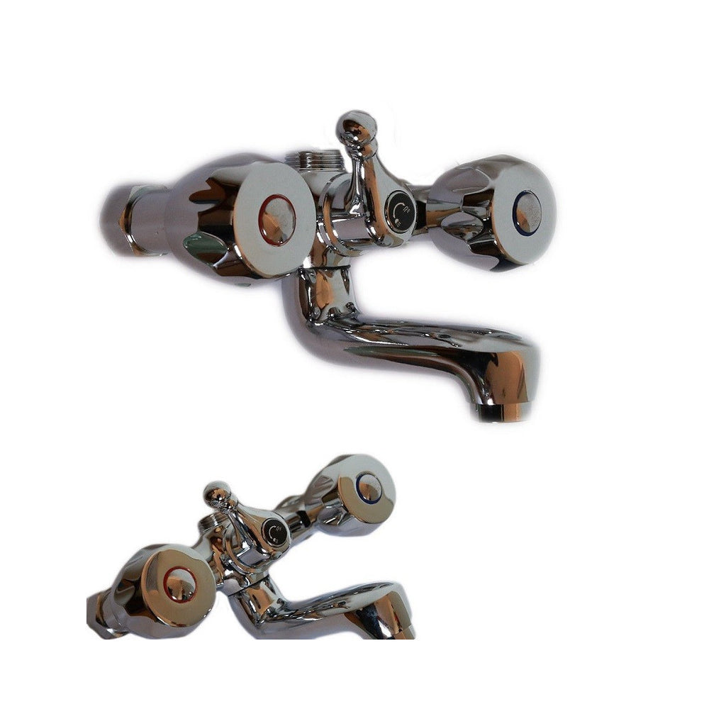 Mezclador de baño de cromo con '66001 Conexión de ducha trasera