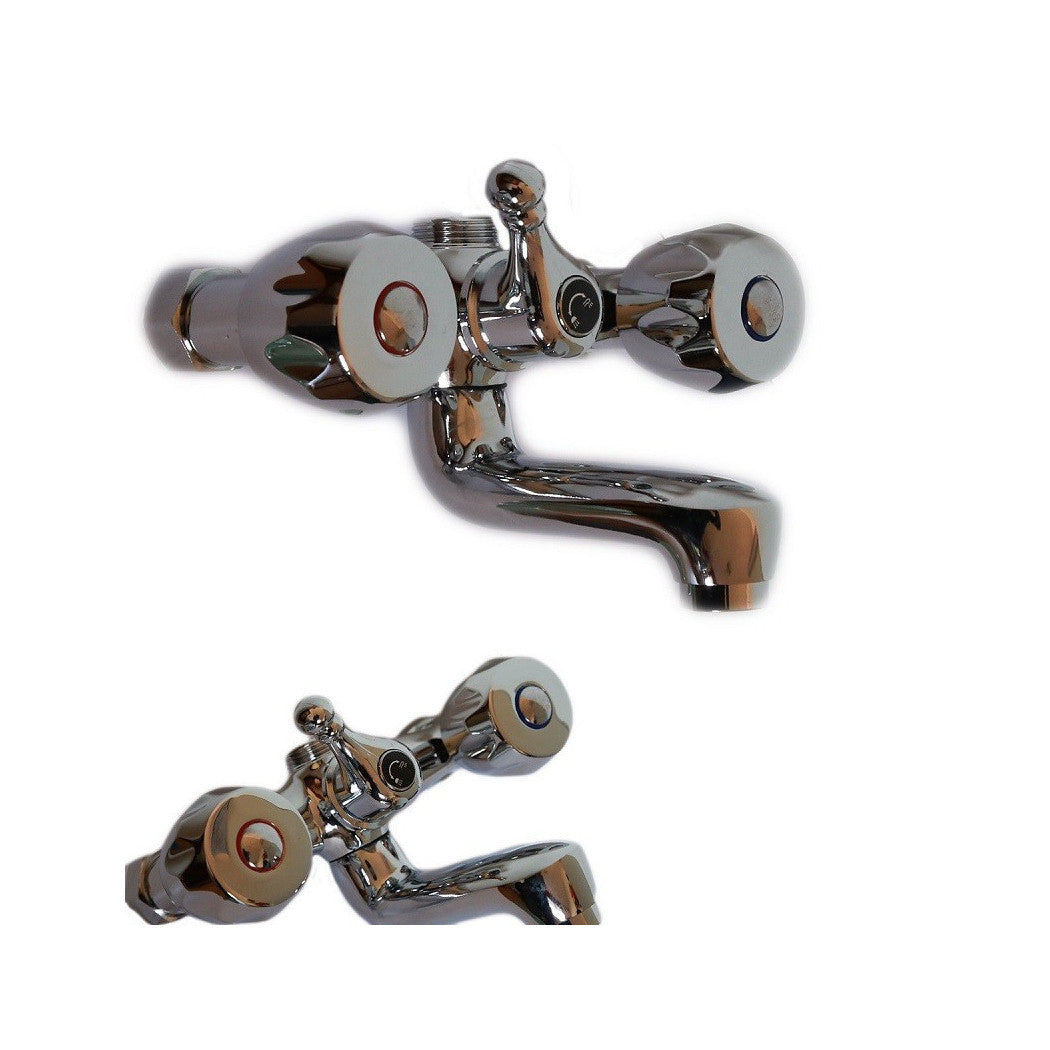 Mezclador de baño de cromo con '66001 Conexión de ducha trasera