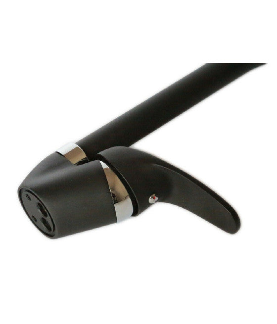 Grifo mezclador de lavamanos de una sola palanca con ducha de mano satinada