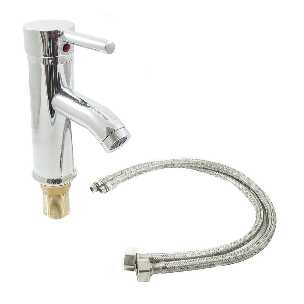 Mezclador Grifo Cuello largo Cuello de una sola palanca CROMED COMPLETO COMPLETO Lavabo