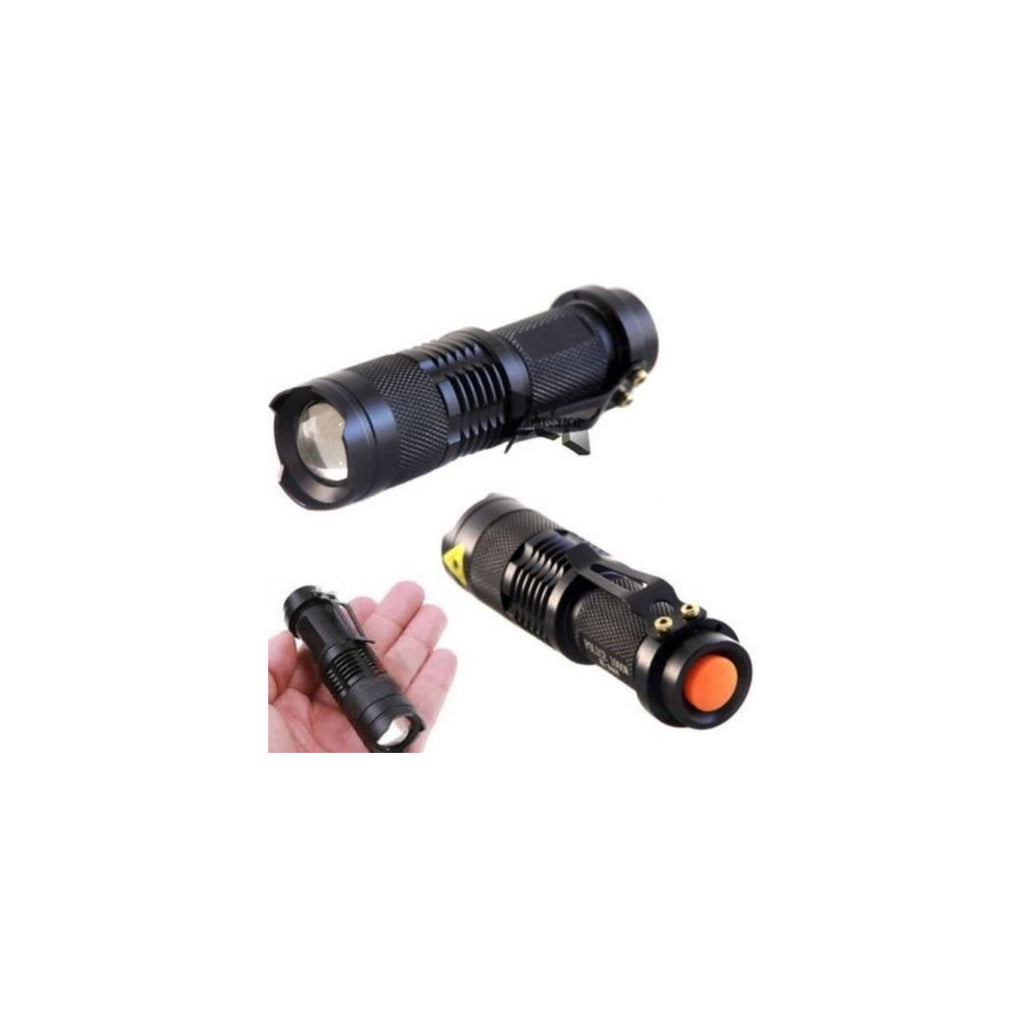 Mini antorcha LED Lámpara impermeable CREE Luz blanca RECARGABLE zoom 5000 lm