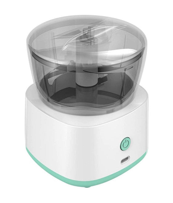 Rallador para verduras de queso en acero inoxidable con contenedor 18 cm