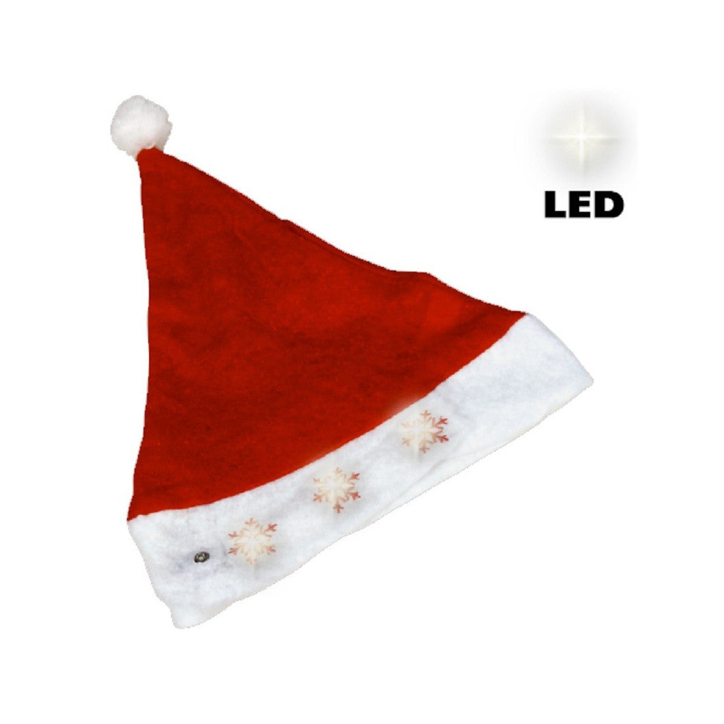 NATALE BABBO CAPEL WITH LED LIGHTS DIVERSIDE NATAL MODELOS OF TRAVESTMENT