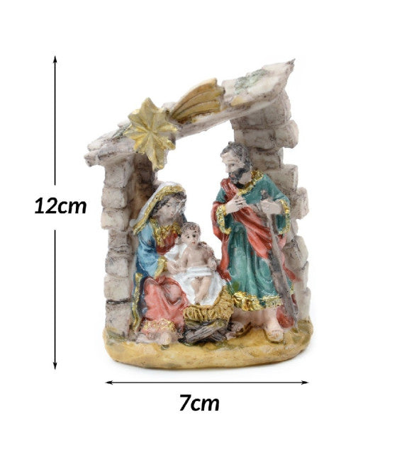 STELLA NATALIZIA 10 LED 3D BATTERIE DECORACIÓN EN NATALE MULTICOLORE CASE OFFICE