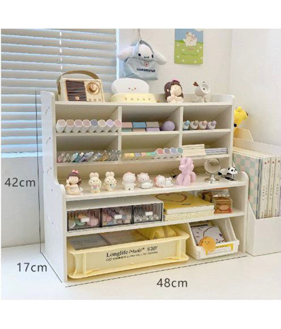 Mesa de noche con cajón 40x36x44cm Dormitorio de madera de roble decoración