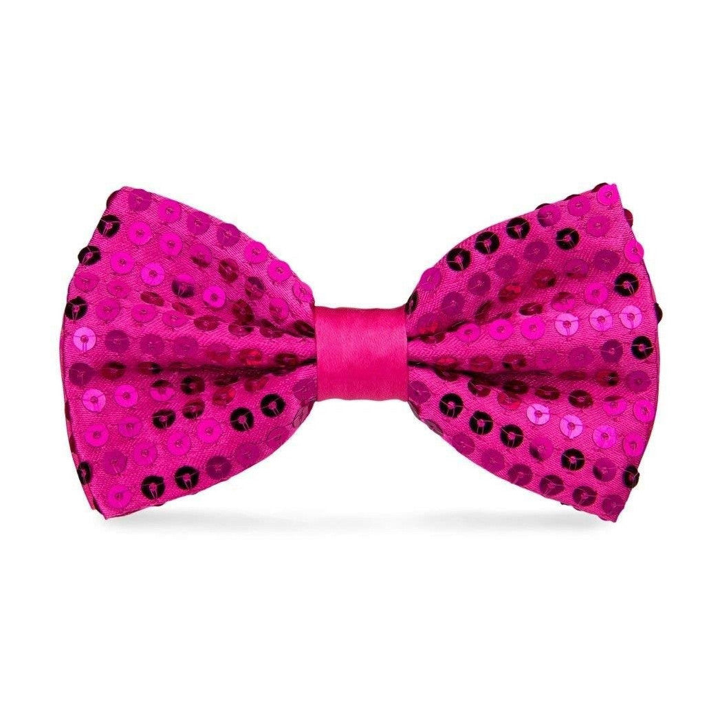 PAPILLON Lentejuelas Fucsia Pink Lechas Cravattino Bow Pie Bow Pie