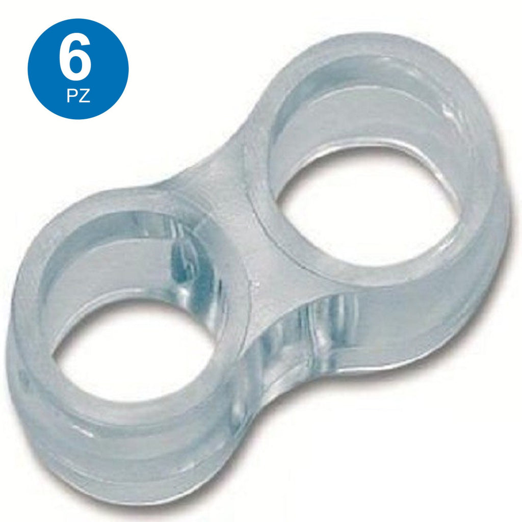 Parachoques doble parachoques anillo transparente shock peso resistente a la salvamuro