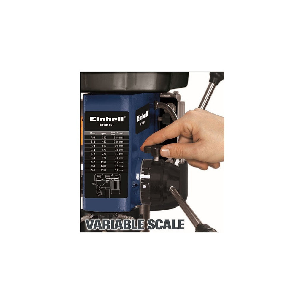 Perforación de columna Einhell BT-BD 501 Motor 500W High 650mm