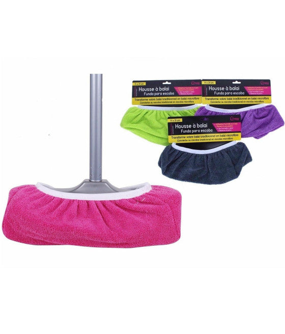 Escoba de repuesto de color negro para limpieza de hogar Pisos interiores con cerdas medianas