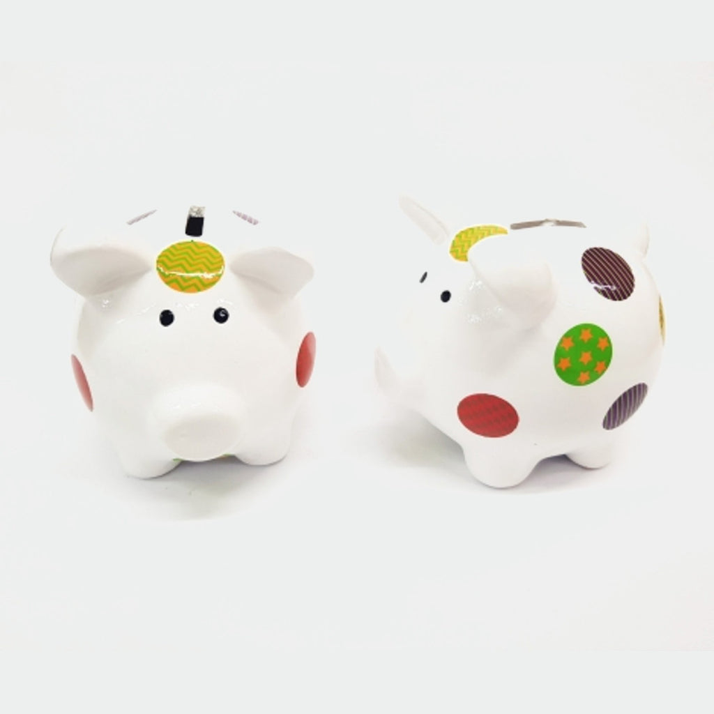 Piggy Bank Ceramic cerámica de cerdo para monedas Regalo de decoración clásica