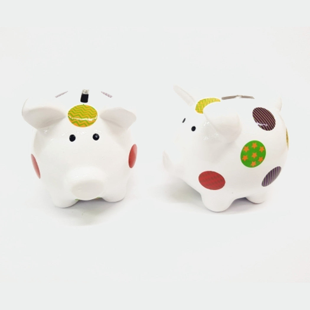 Piggy Bank Ceramic cerámica de cerdo para monedas Regalo de decoración clásica