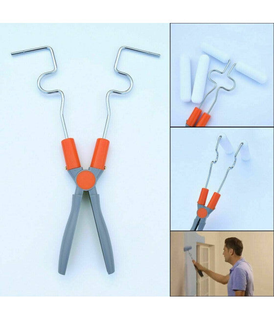 Rodillo de pintura Rodillo de pintura de varilla telescópica 23 cm para paredes sin gotas