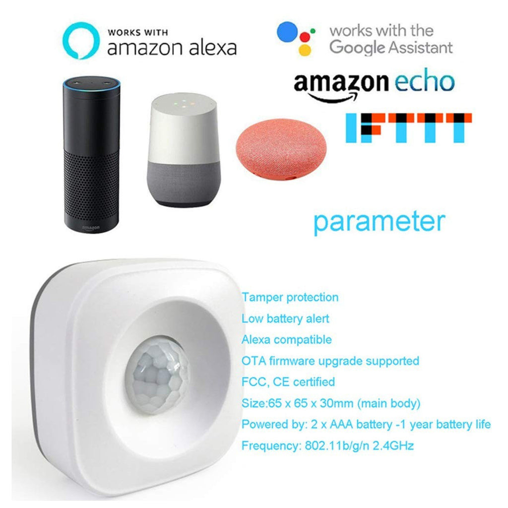 PIR WIFI SENSOR Smart Motion Infrared Wireless Motion Detector X Alarm