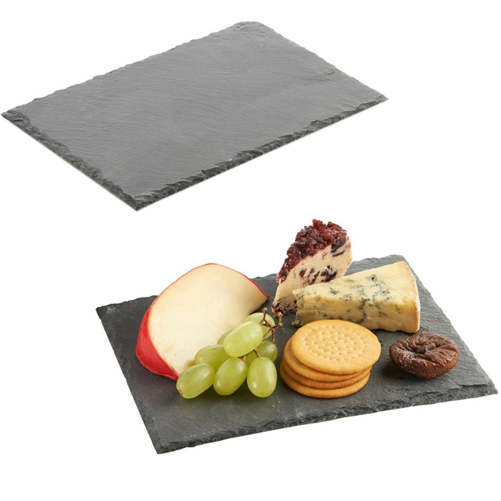 Placa de piedra de pizarra rectangular Rango de 10x30cm para alimentos fríos calientes