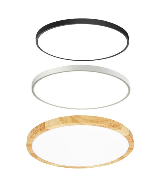 Techo Techo LED LED Spotlight 24W Panel de ventilador redondo 2160lm 39cm Diseño moderno