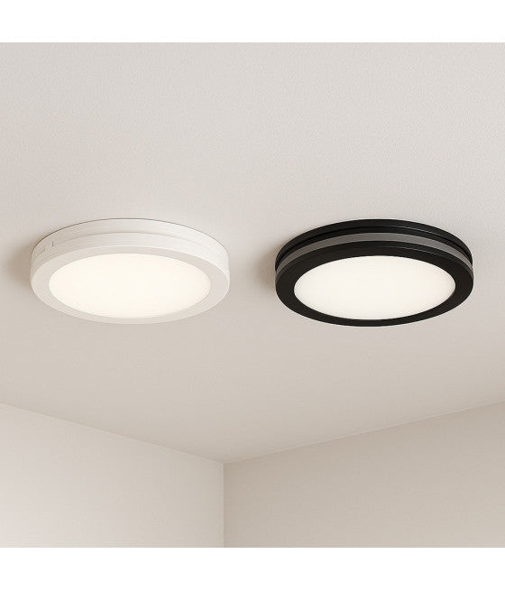 Techo Techo Luz LED Spotlight 9W Redonda Panel hexagonal 810LM 21 cm Diseño moderno