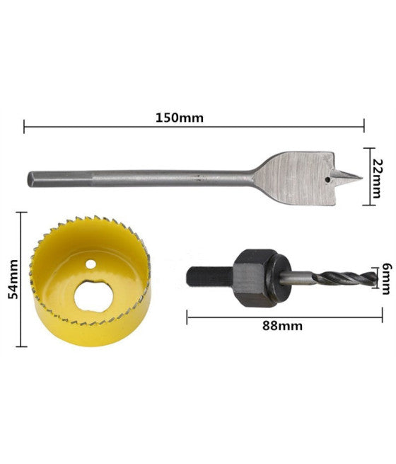 Martadura de claña con paso paso a paso para taladro en espiral de 4 a 30 mm de bardo