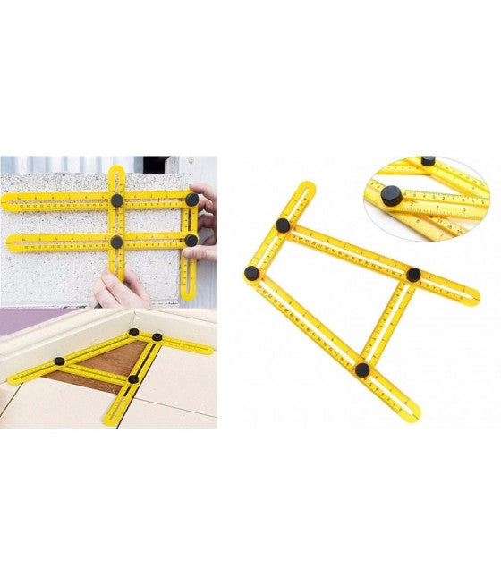 Ruler de 1 mm METER 30 cm de acero metálico Línea multifunción Signature cm y pulgada