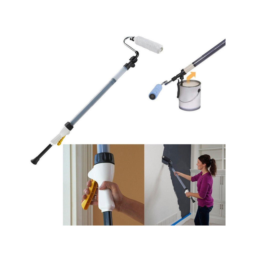 Rodillo de pintura Rodillo de pintura de varilla telescópica 23 cm para paredes sin gotas