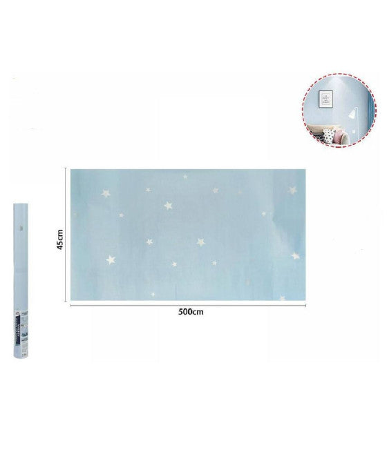 Rollo de película adhesiva transparente 45cmx2m libros de paneles de cajones de muebles