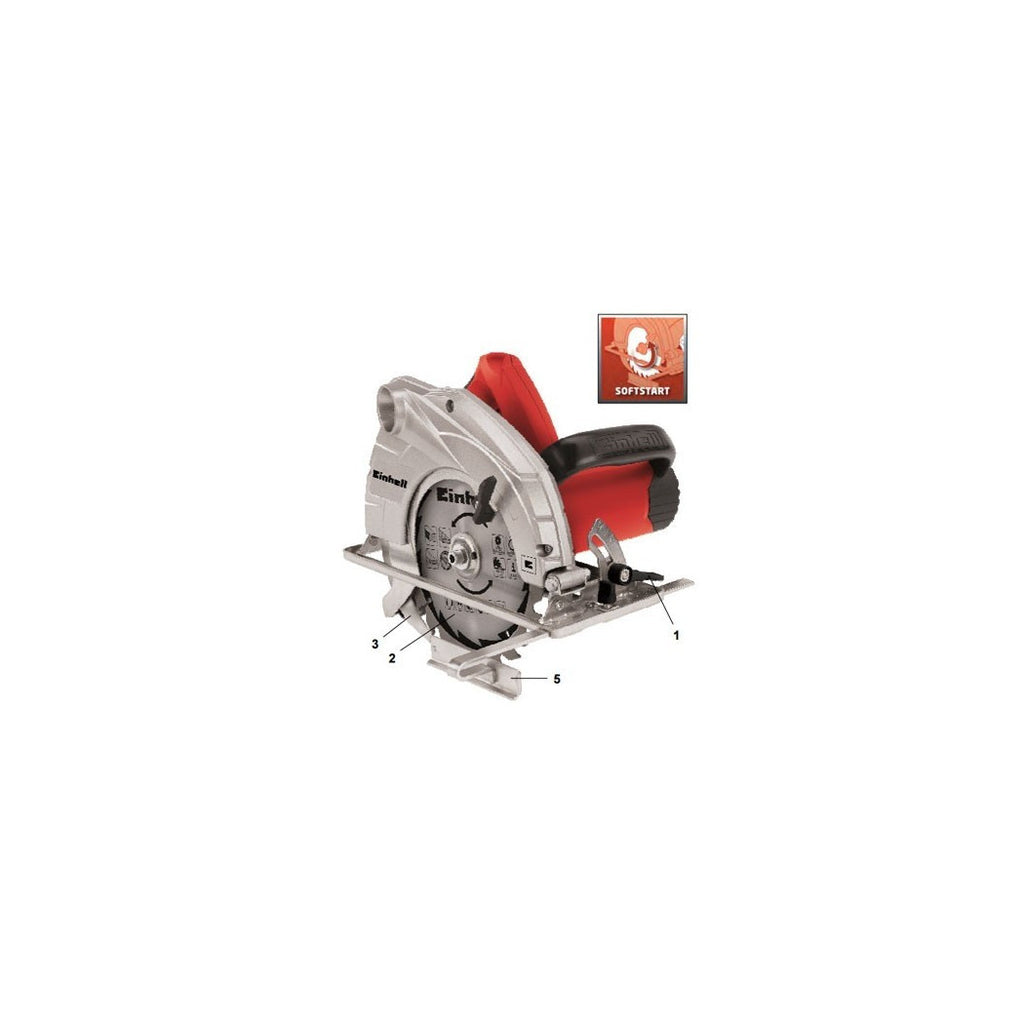SAIR CIRCULAR EINHELL TH-CS 1400/1 Blade 190mm Motor 1400W Starting Start
