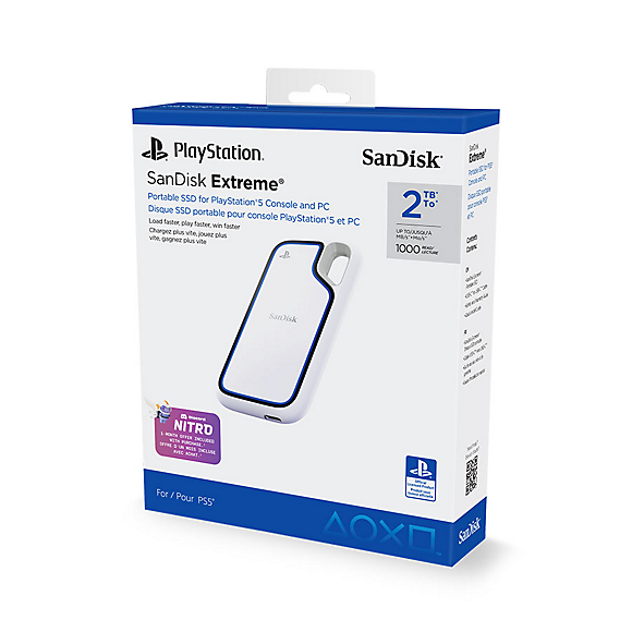 2TB SanDisk Extreme® Portable SSD Game Drive