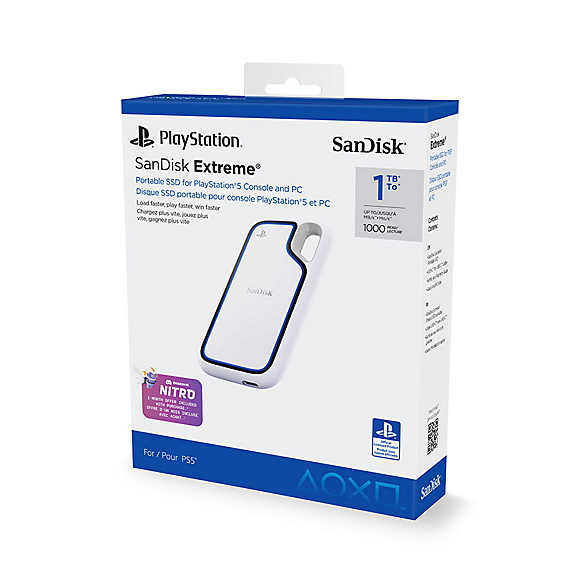1TB SanDisk Extreme® Portable SSD Game Drive