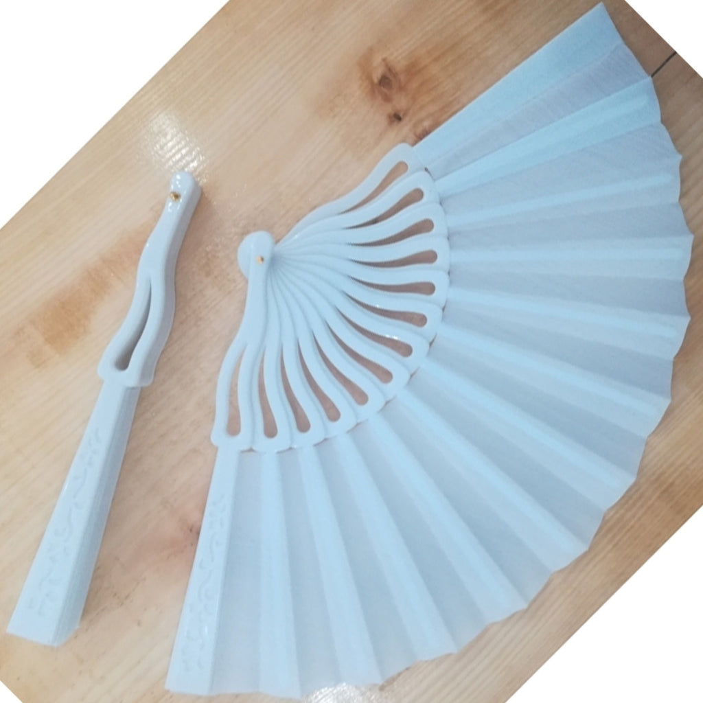 Set 12 Fans Waves Flores Iglesia Capate Gadget Recepción Casada Boda