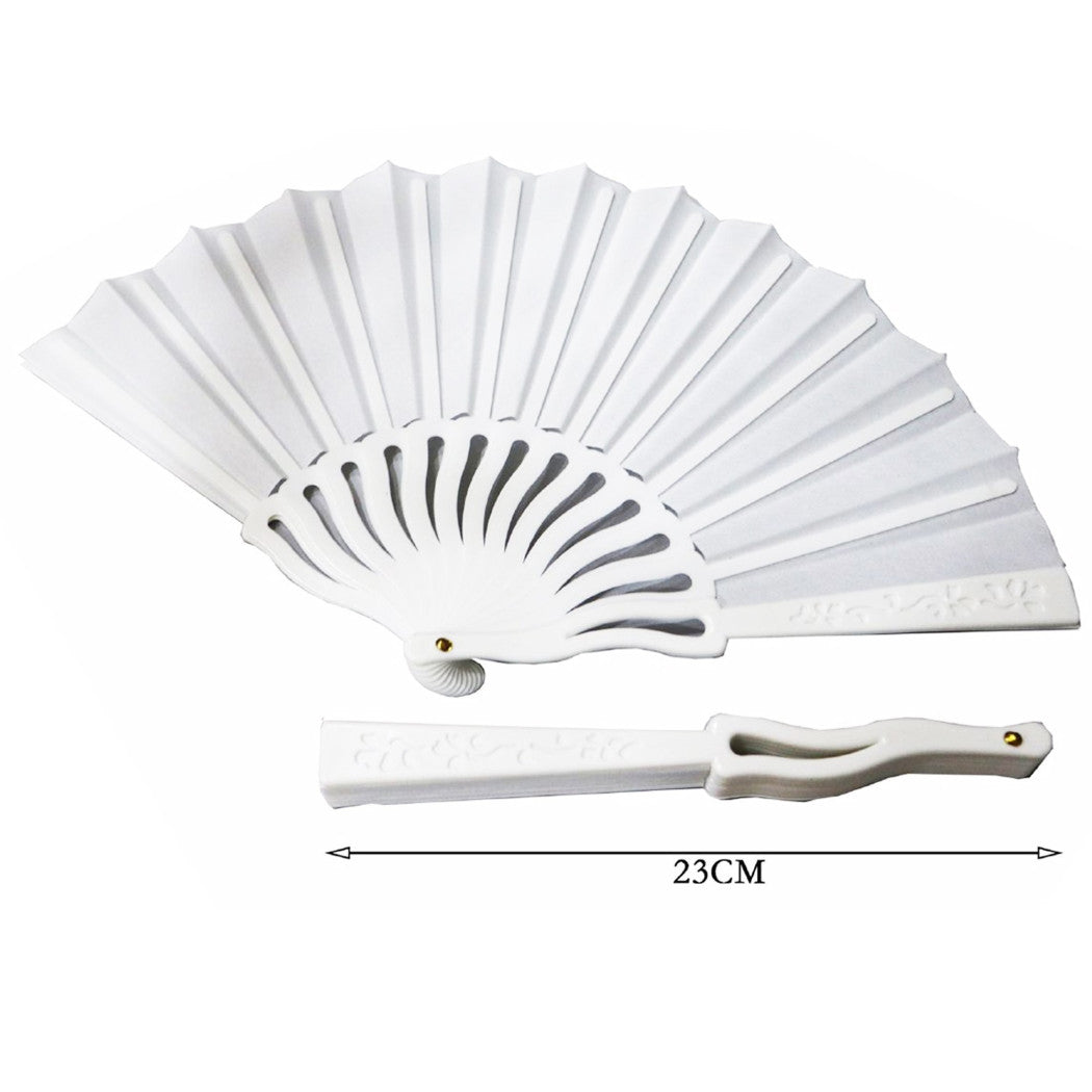 Set 12 Fans Waves Flores Iglesia Capate Gadget Recepción Casada Boda