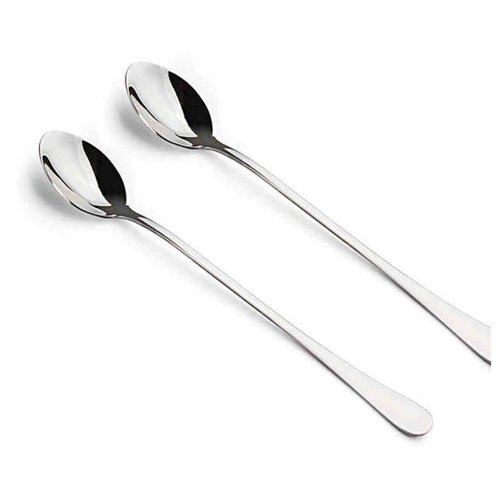 Set 2 cucharada de cucharadita cucharadita con una cucharada de 20 cm de largo para el cóctel de helados