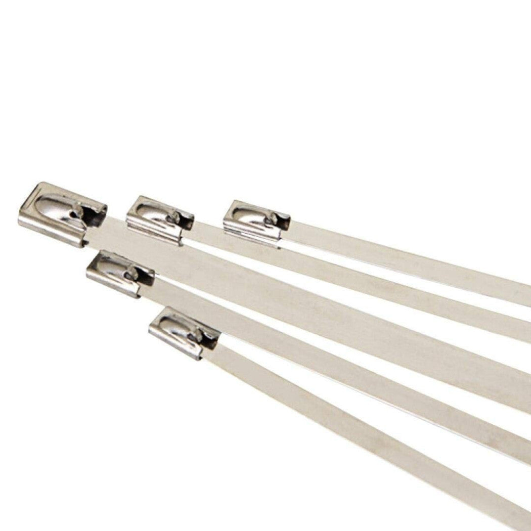 Set 21pcs Metal Abramps Sello 4.6x250mm Cubierta de cableado corqueable automáticamente