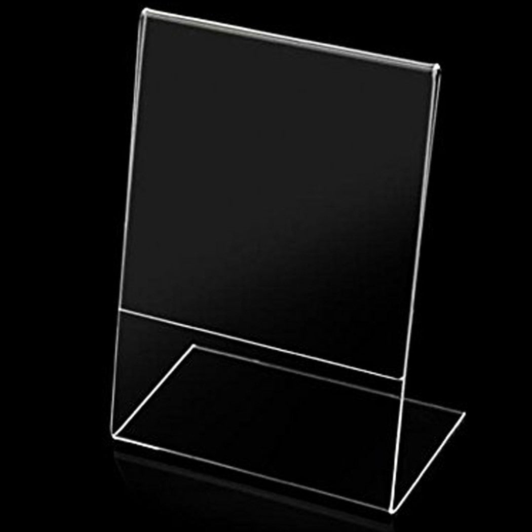 Set 2pcs Frames Transparente Expositor Plexiglass 13x18cm Frente Vertical Stock