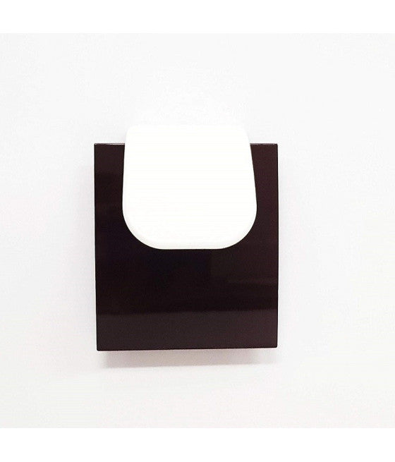 Set 3 Corteza de madera Cenicero 10cm con venas de madera Muebles de tronco oriental