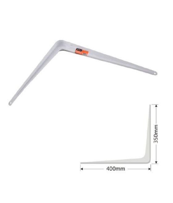 Soporte de soporte de soporte de metal en blanco plegable ajustable 20x10cm