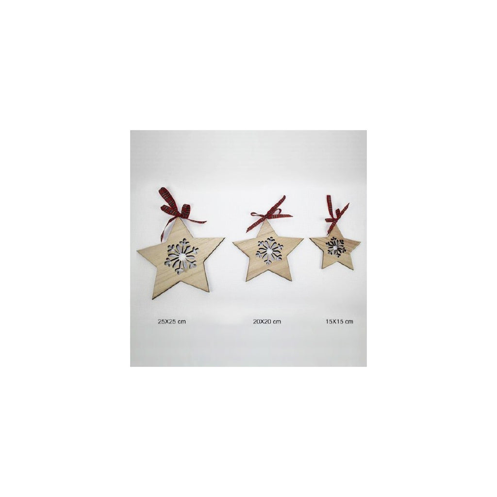 Set 3pcs Hojas de madera de madera de madera Varios medidas decoraciones navideñas