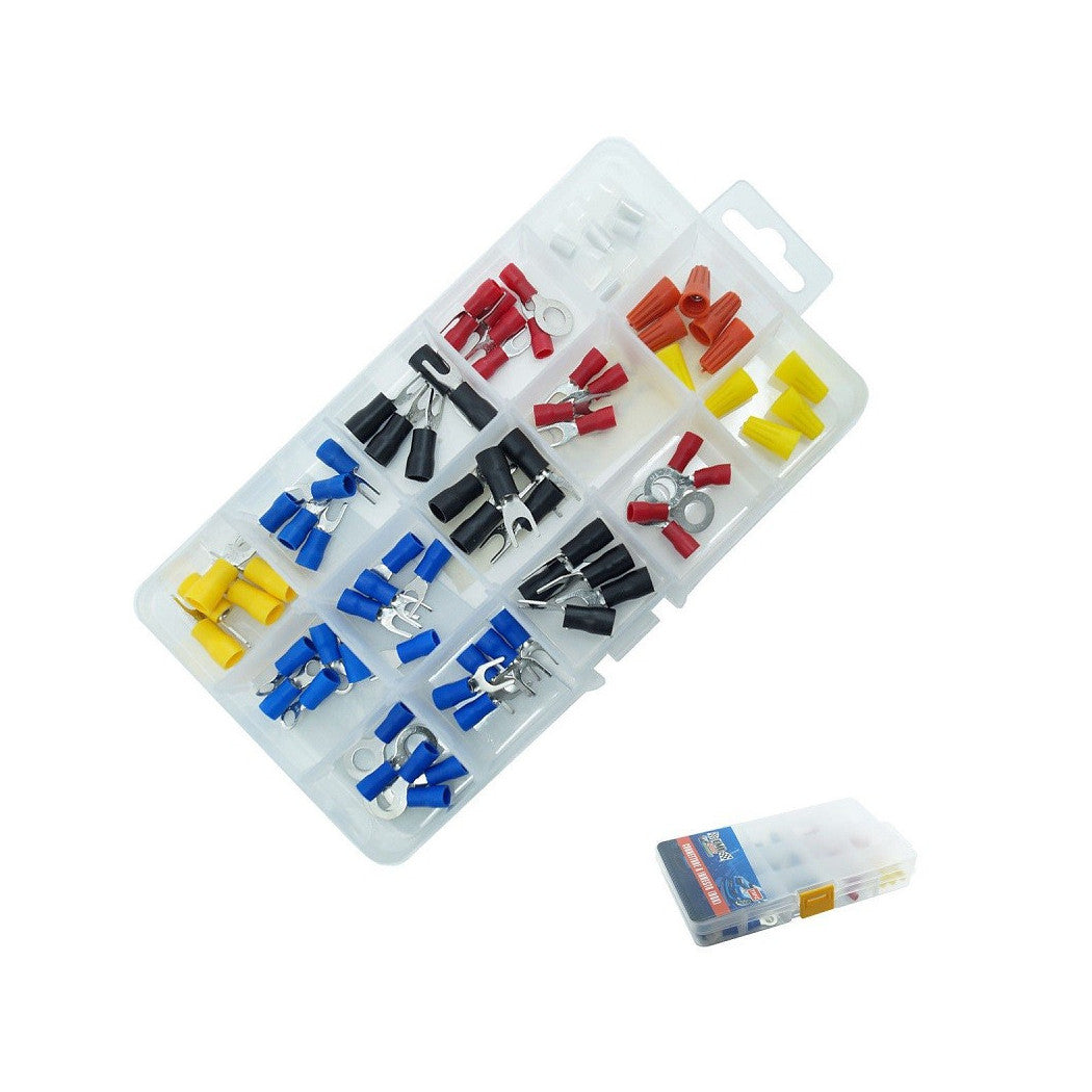 Set 75 Candorde Conectores que conectan terminales eléctricos pre-aislados 75pz