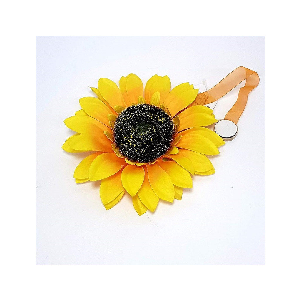 Set de 2 imanes flores de girasol Firma de flores de diseño de tiendas de campaña Adornos