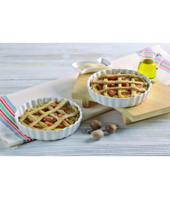 Set de 3 piezas para hornear tazón de tazón de tazones redondos para tartas dulces Diámetro 12 cm