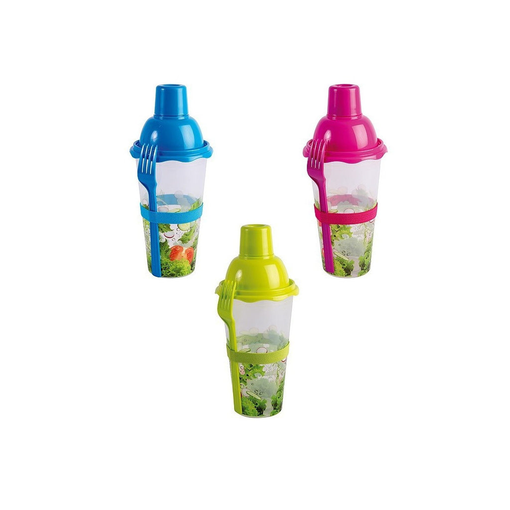 Shaker 0.75ml Building Backet Viajes para pasta de venta de frutas con forkk