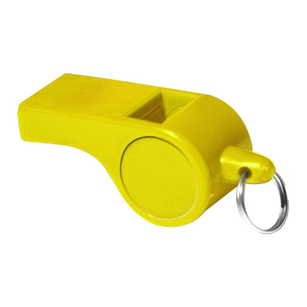 Silbido de plástico con Strap Fútbol Cuerda Árbitro Juego de niños Niños